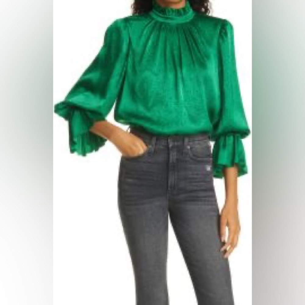 Alice + Olivia Launa Paisley Blouse